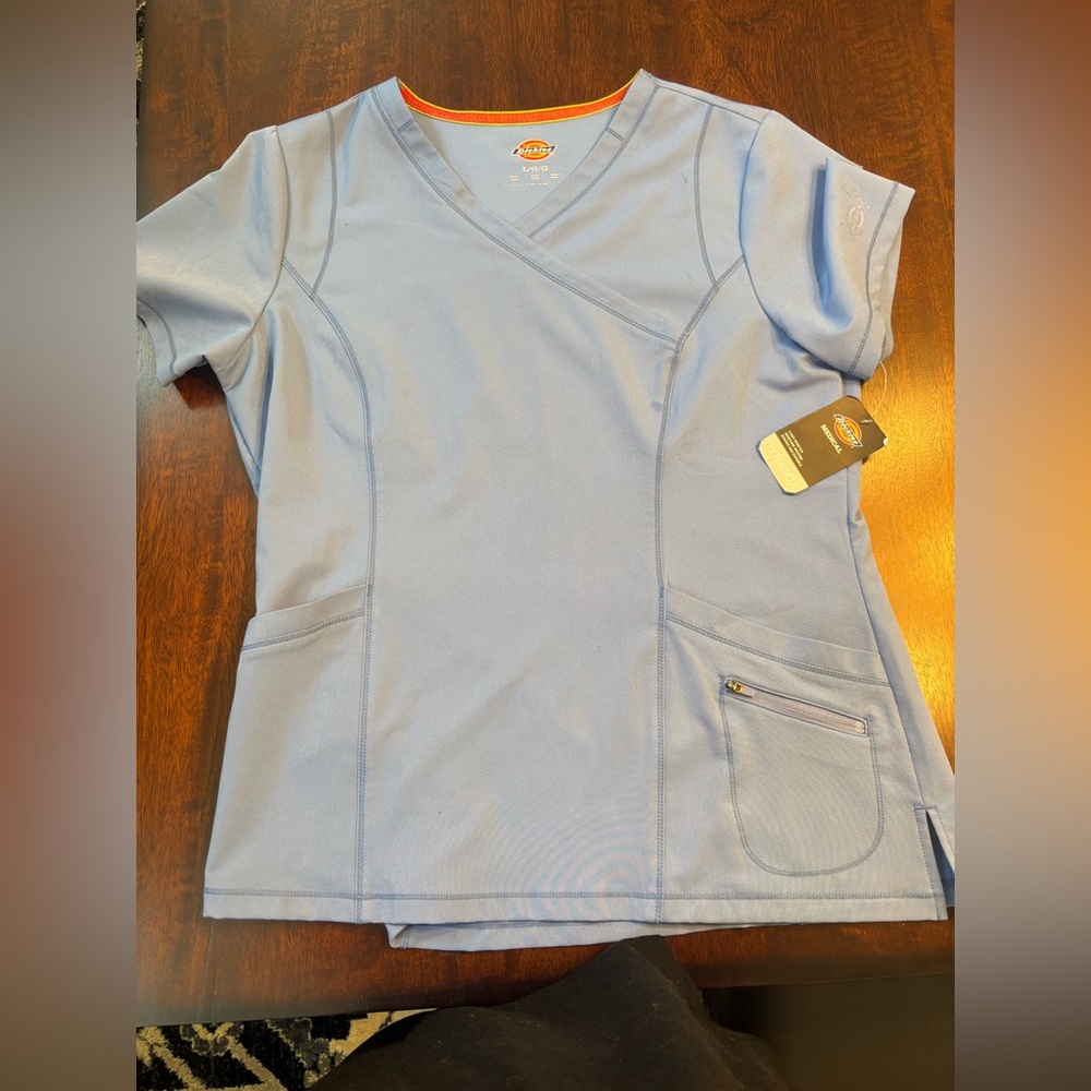 Light Blue Women's scrub Top